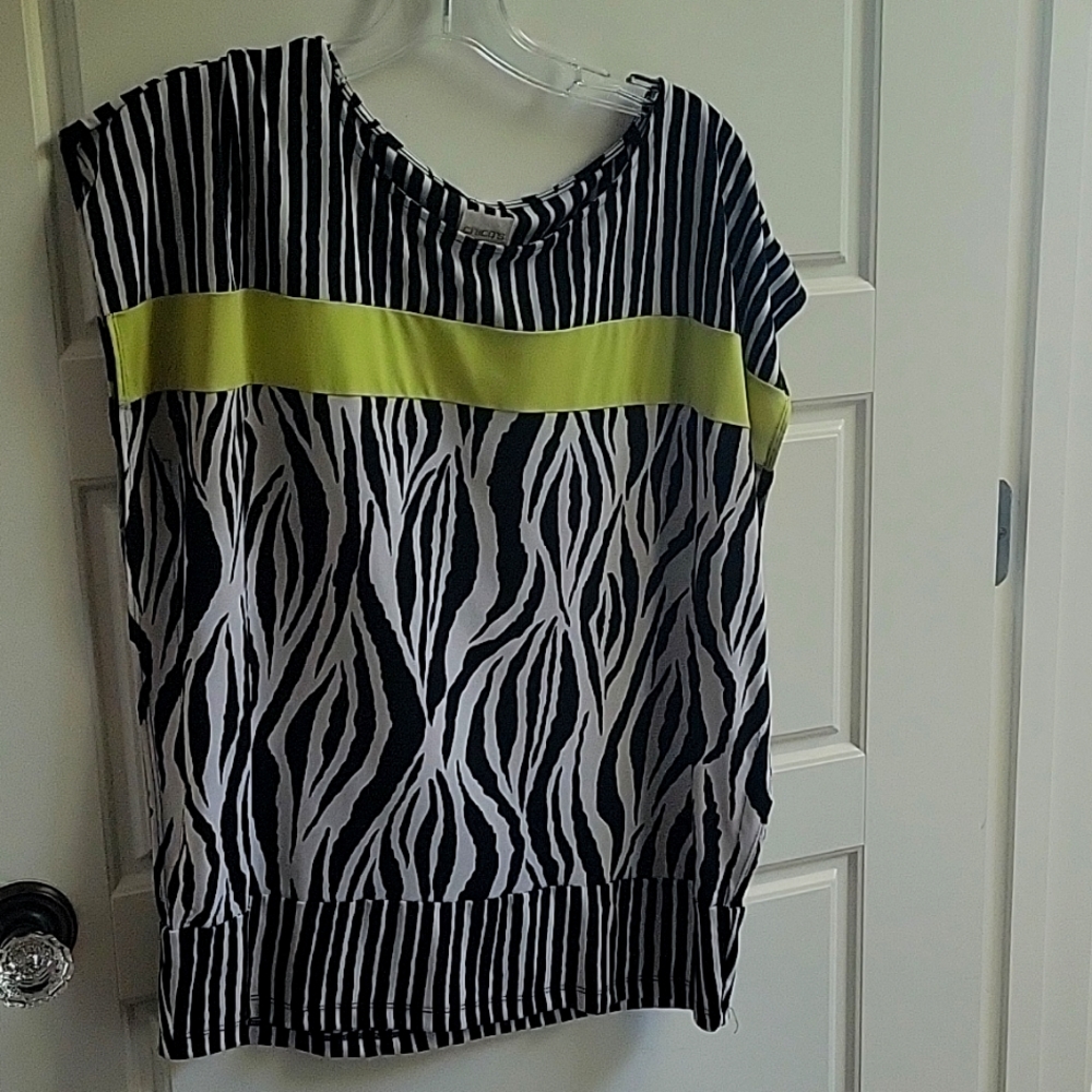 Animal print blouse